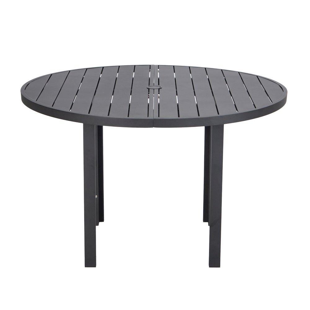 Chelsea 48″ Round Outdoor Aluminum Dining Table for Patio