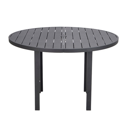 Chelsea 48″ Round Outdoor Aluminum Dining Table for Patio