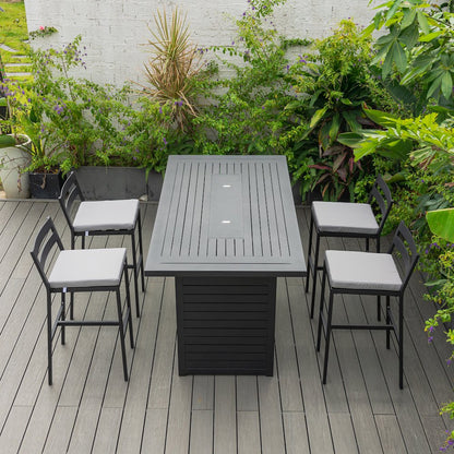 Chelsea Collection Aluminum Outdoor Dining Set