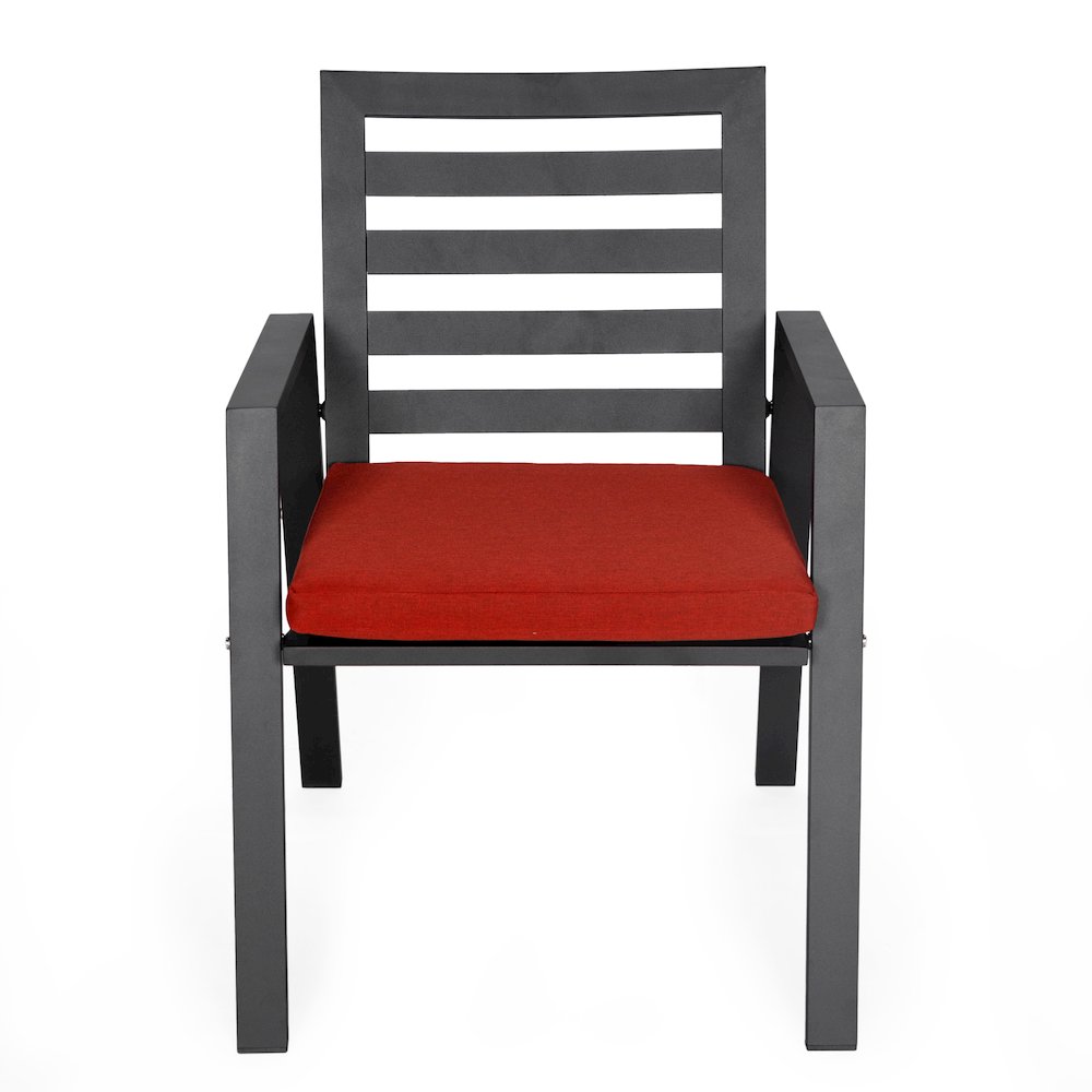 Chelsea Modern Patio Dining Armchair Set of 2