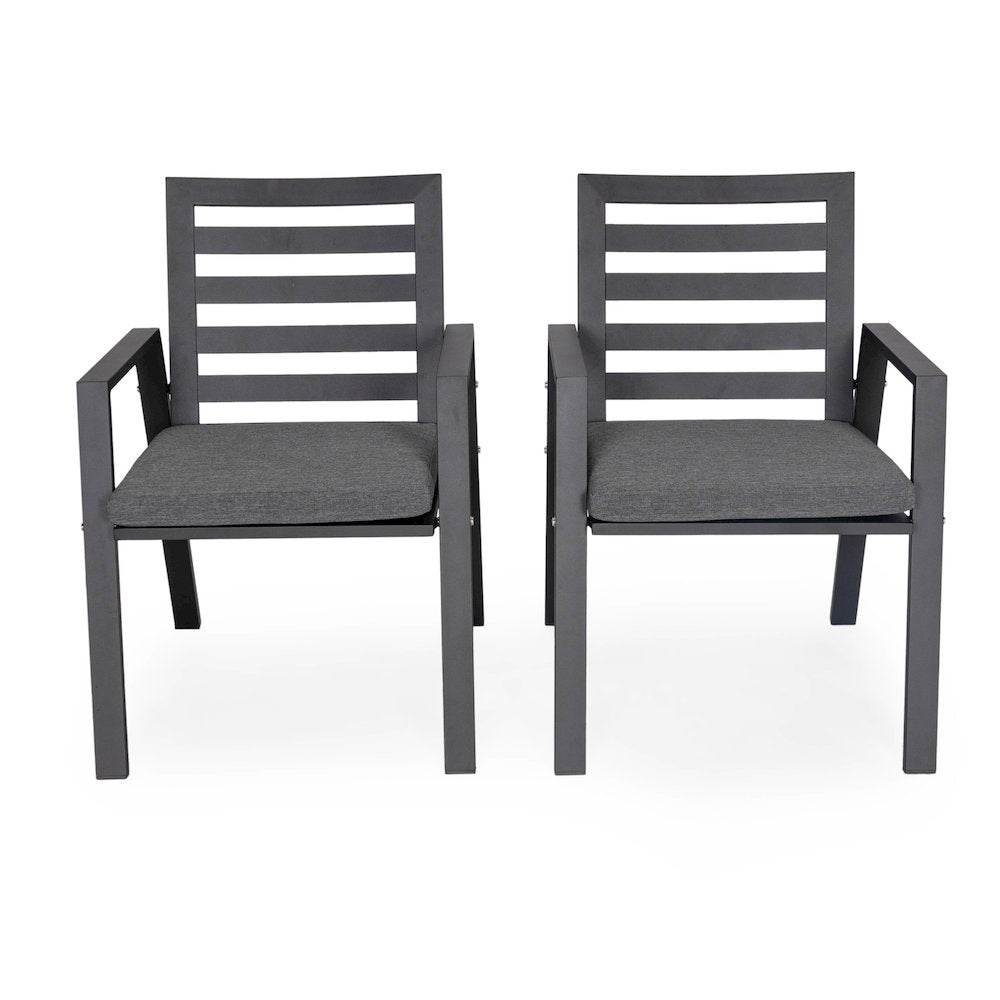 Chelsea Modern Patio Dining Armchair Set of 2