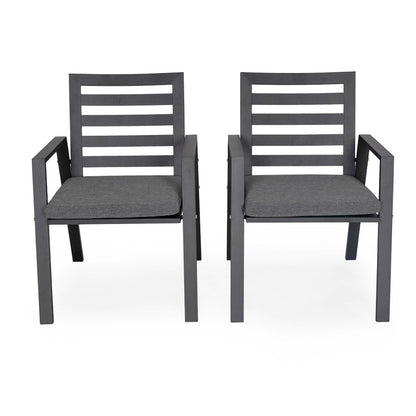 Chelsea Modern Patio Dining Armchair Set of 2