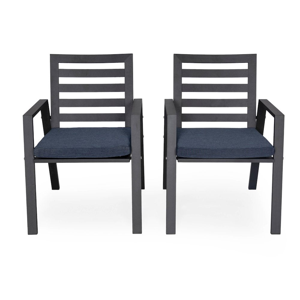 Chelsea Modern Patio Dining Armchair Set of 2