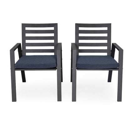 Chelsea Modern Patio Dining Armchair Set of 2