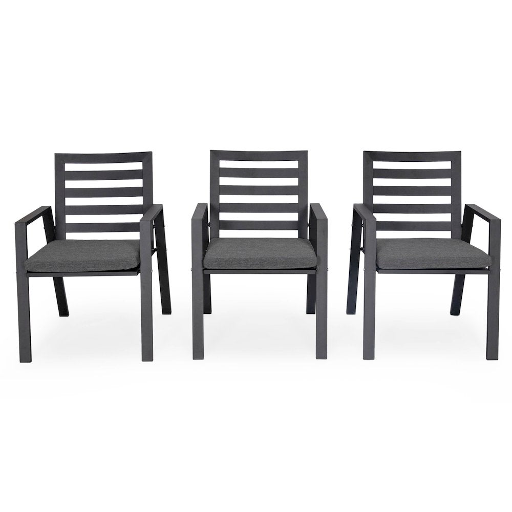 Chelsea Modern Patio Dining Armchair Set of 2
