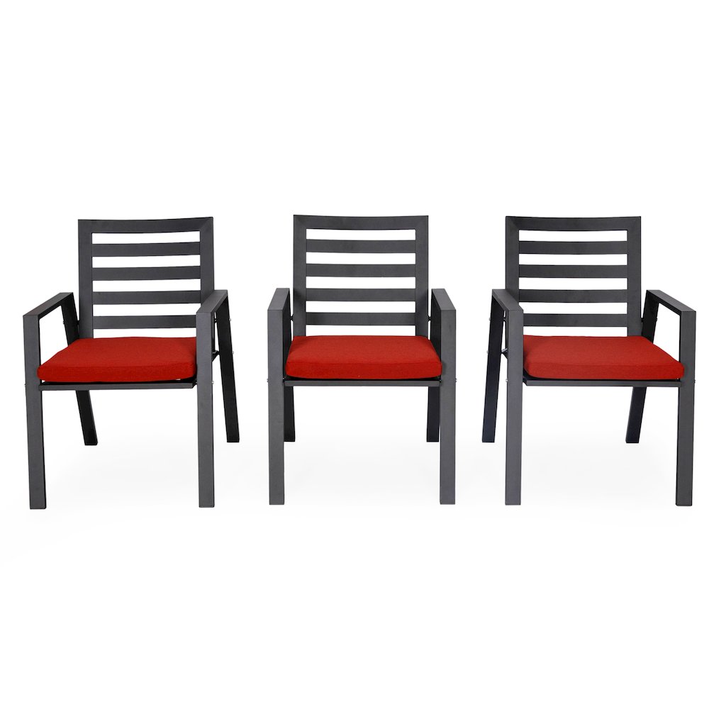 Chelsea Modern Patio Dining Armchair Set of 2