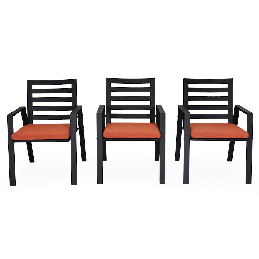 Chelsea Modern Patio Dining Armchair Set of 2