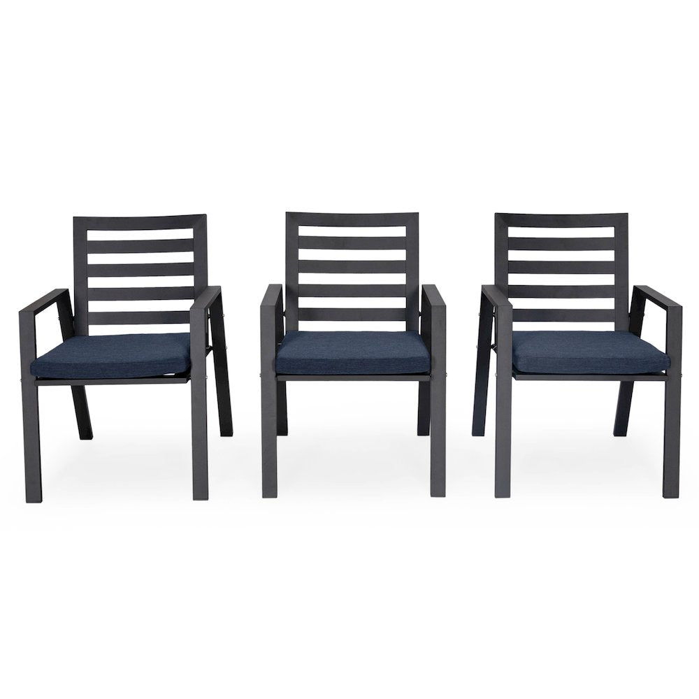 Chelsea Modern Patio Dining Armchair Set of 2