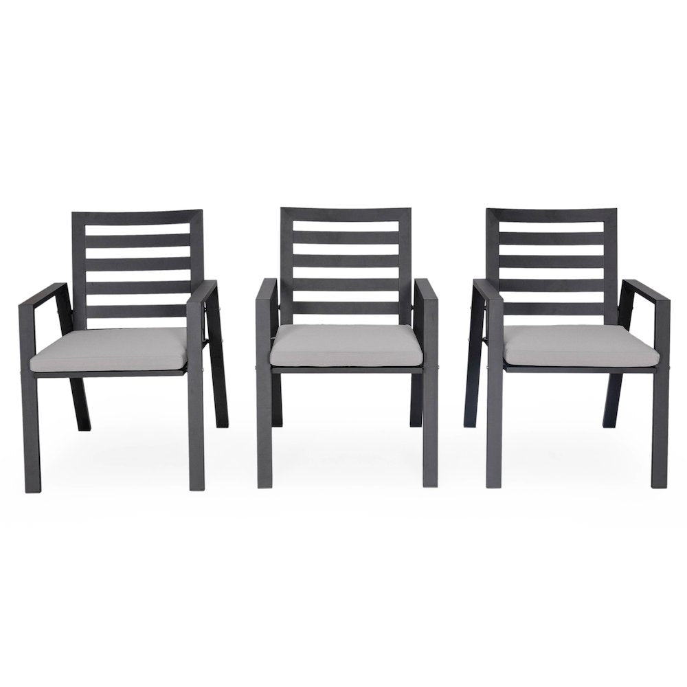 Chelsea Modern Patio Dining Armchair Set of 2