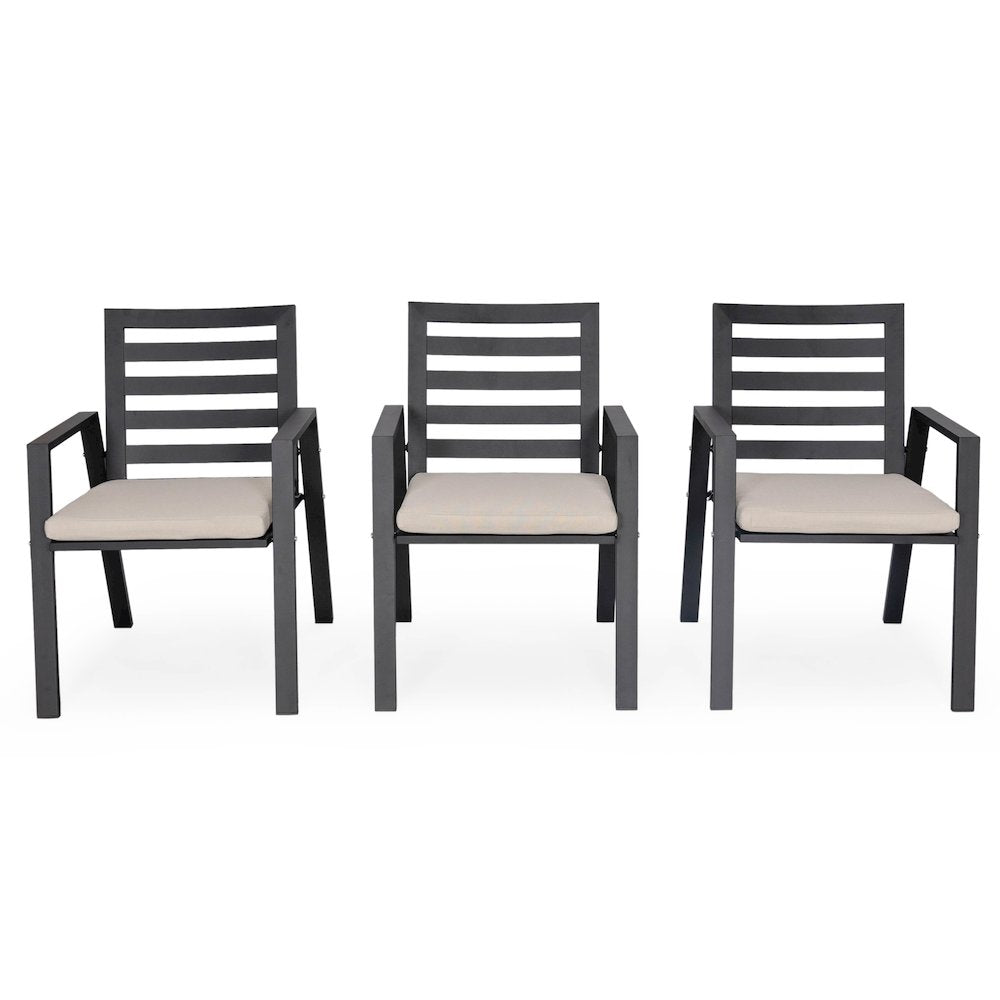 Chelsea Modern Patio Dining Armchair Set of 2