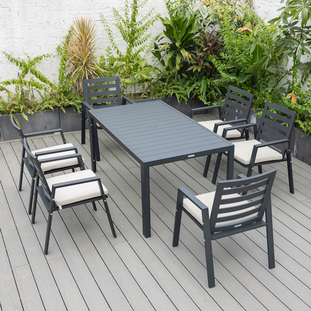 Chelsea Modern Patio Dining Armchair Set of 2