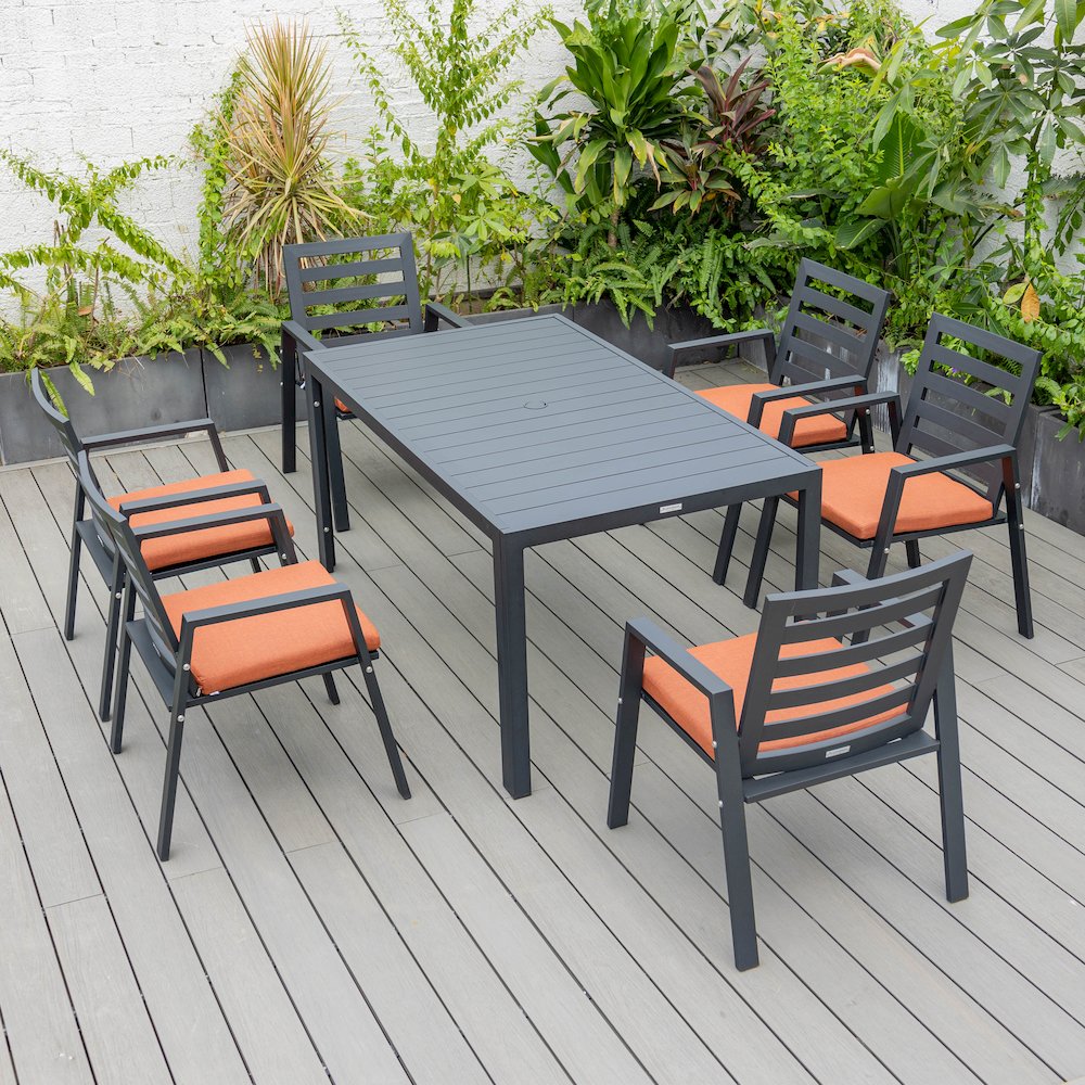 Chelsea Modern Patio Dining Armchair Set of 2