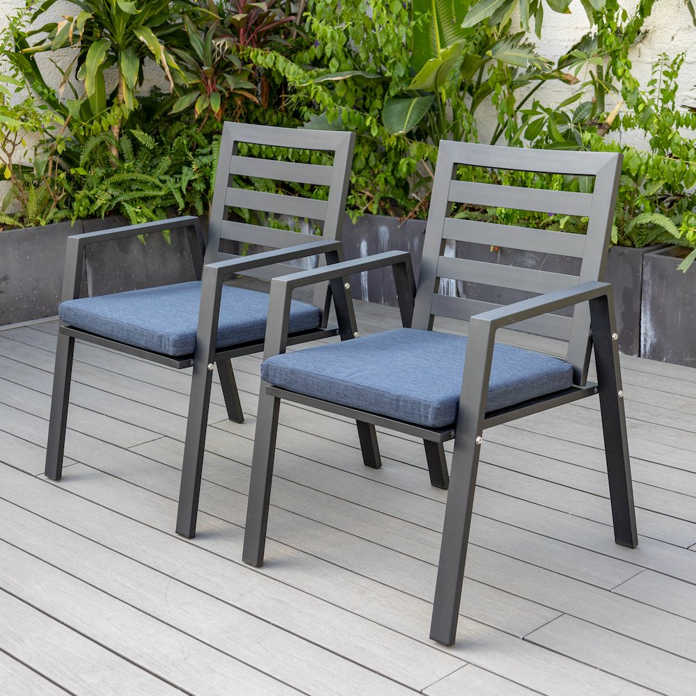 Chelsea Modern Patio Dining Armchair Set of 2