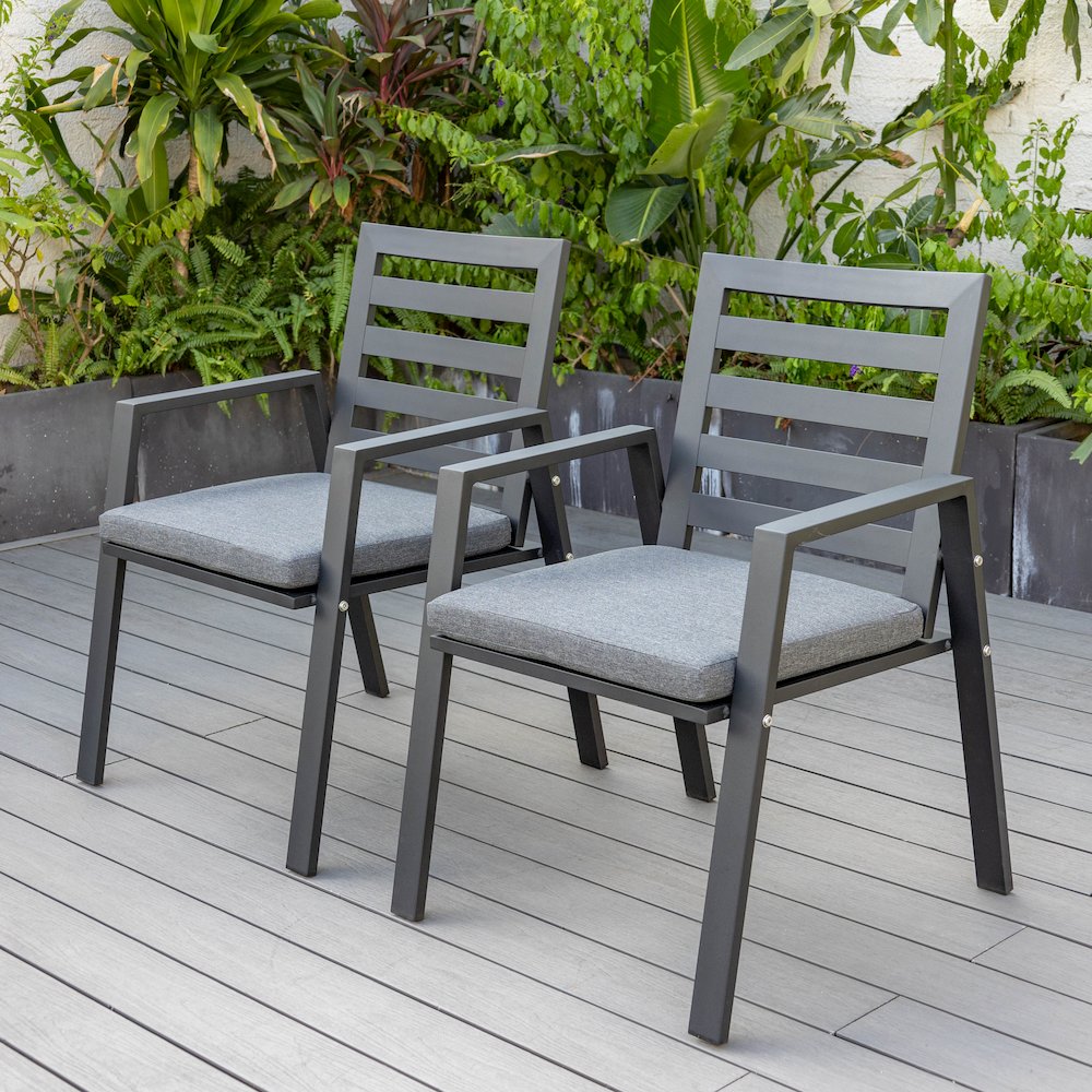 Chelsea Modern Patio Dining Armchair Set of 2