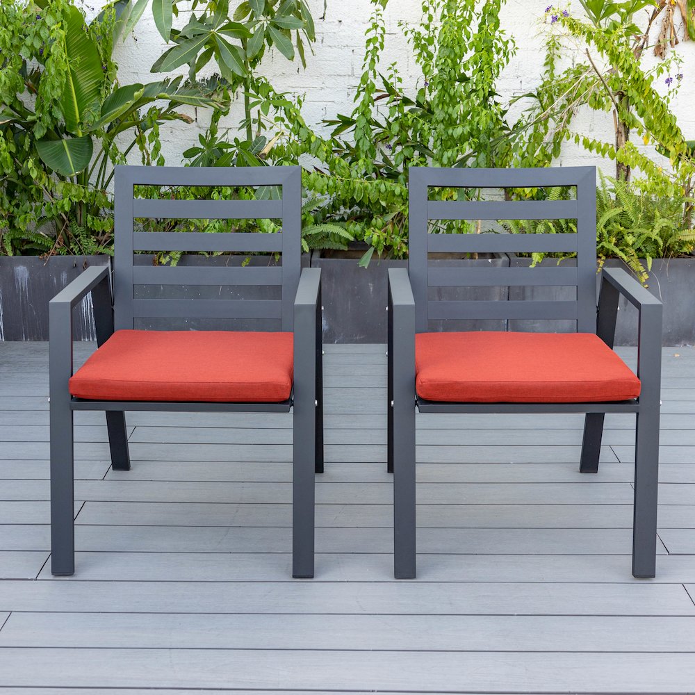Chelsea Modern Patio Dining Armchair Set of 2