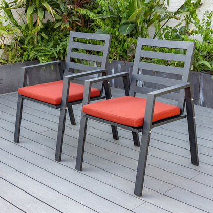 Chelsea Modern Patio Dining Armchair Set of 2