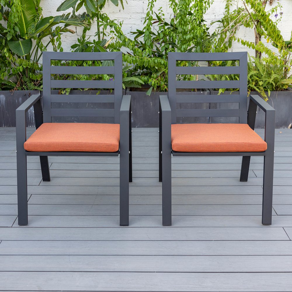 Chelsea Modern Patio Dining Armchair Set of 2