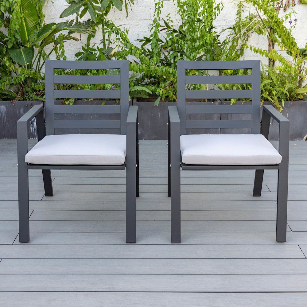 Chelsea Modern Patio Dining Armchair Set of 2