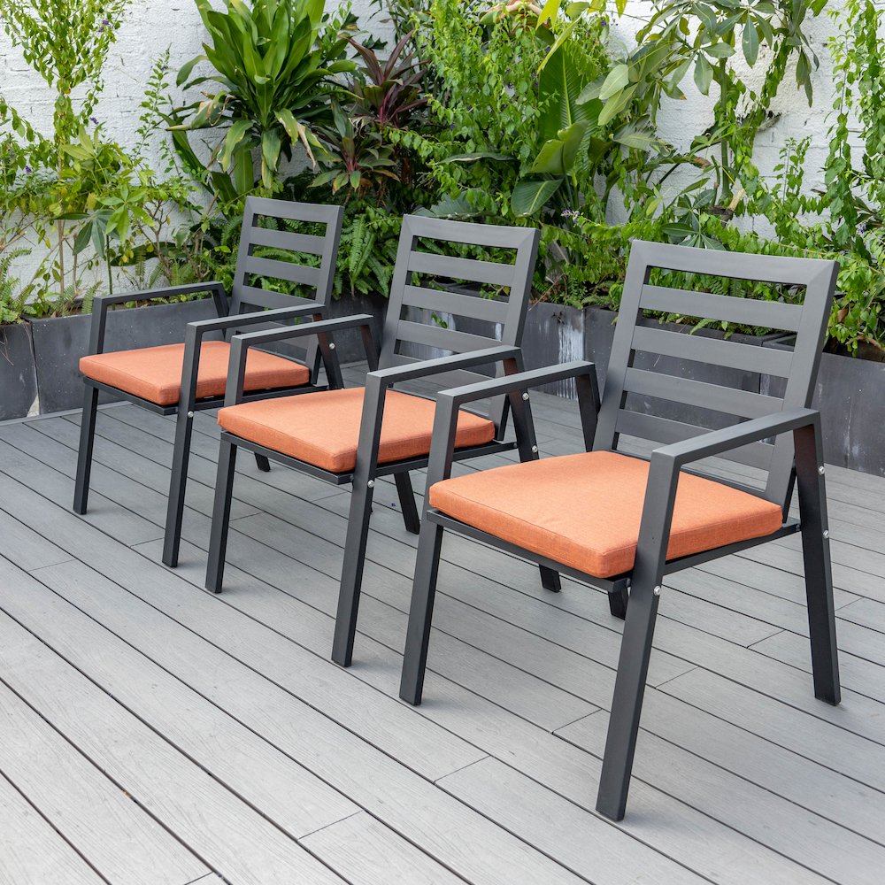 Chelsea Modern Patio Dining Armchair Set of 2