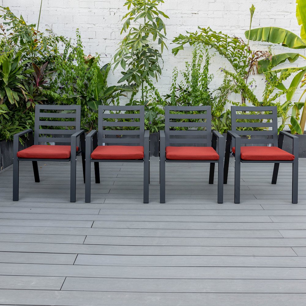 Chelsea Modern Patio Dining Armchair Set of 2