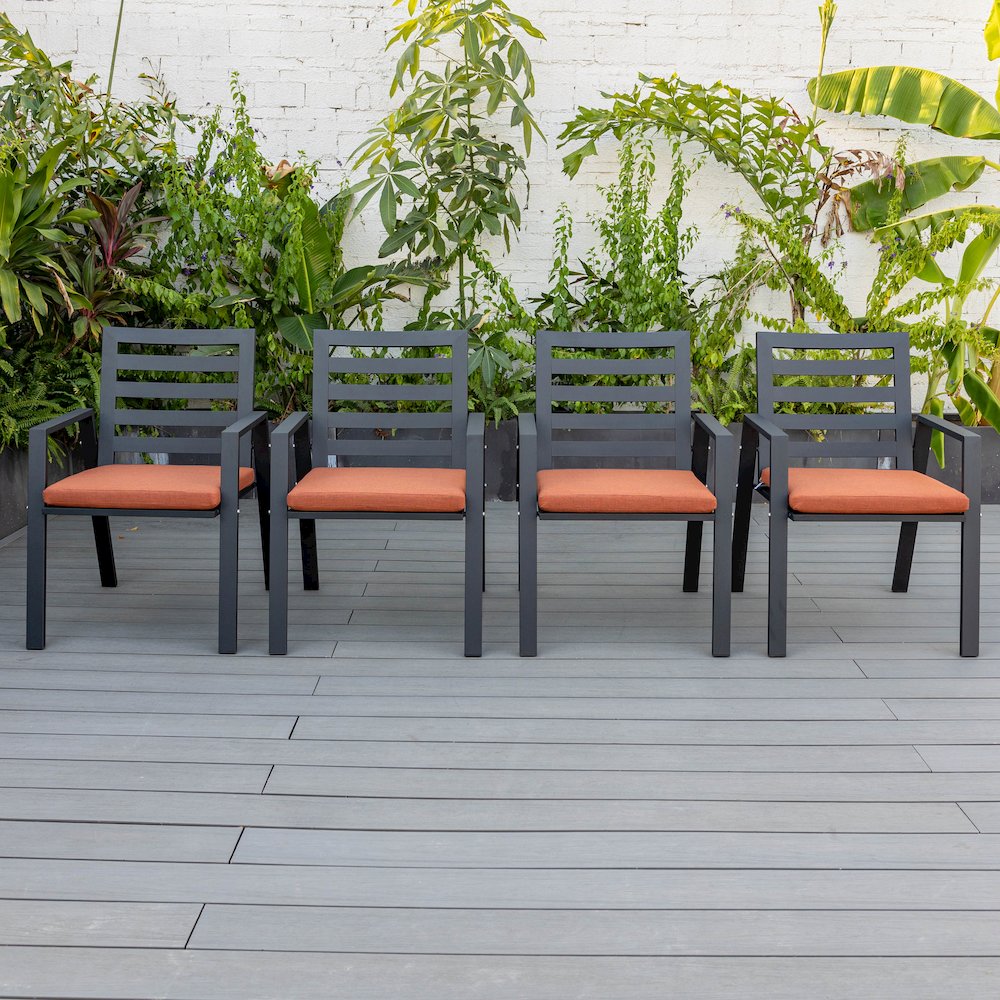 Chelsea Modern Patio Dining Armchair Set of 2