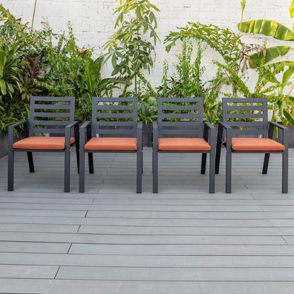 Chelsea Modern Patio Dining Armchair Set of 2