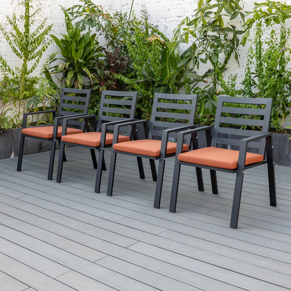Chelsea Modern Patio Dining Armchair Set of 2