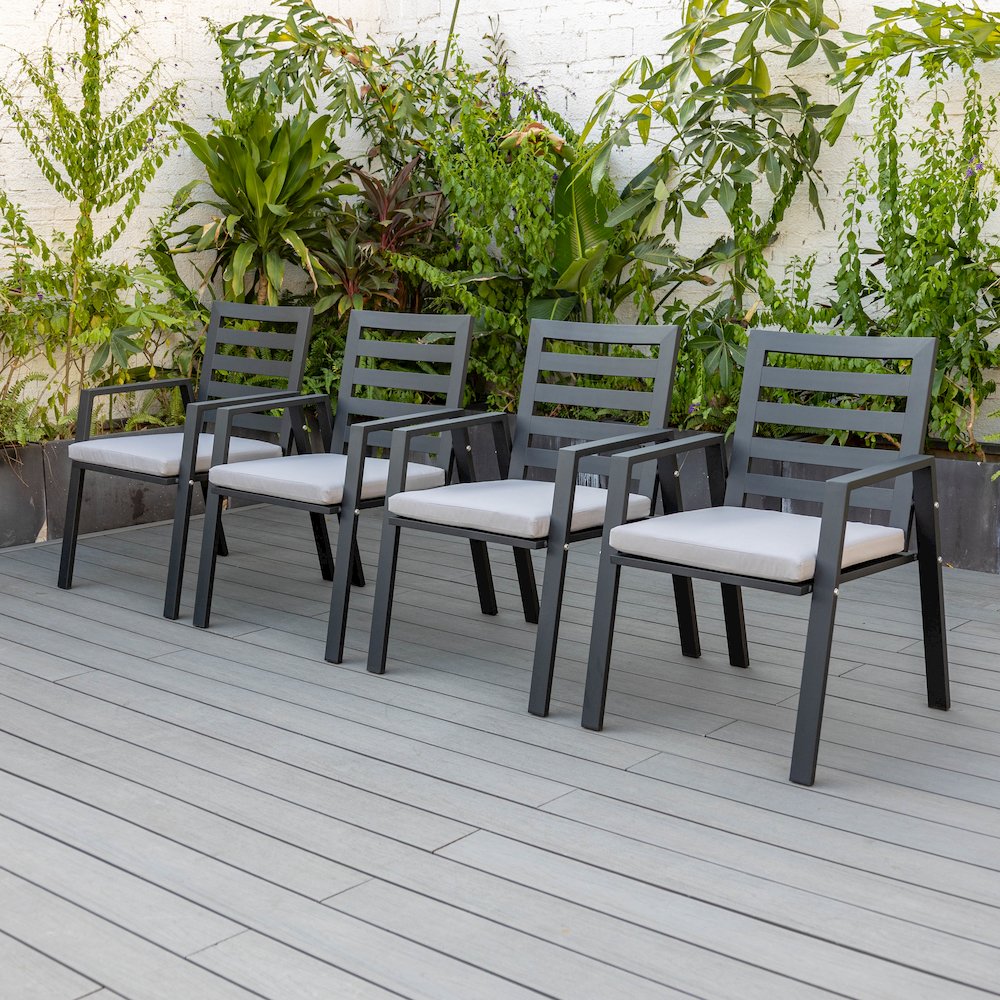 Chelsea Modern Patio Dining Armchair Set of 2