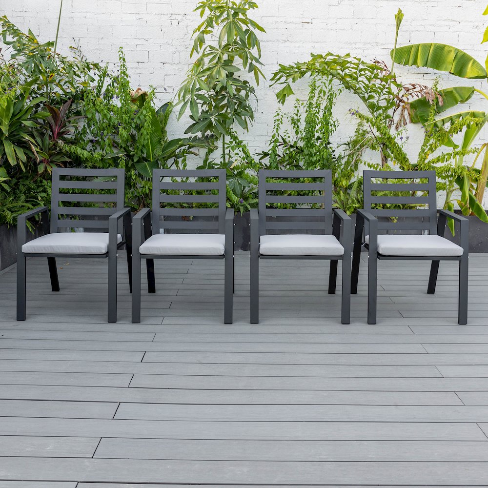Chelsea Modern Patio Dining Armchair Set of 2