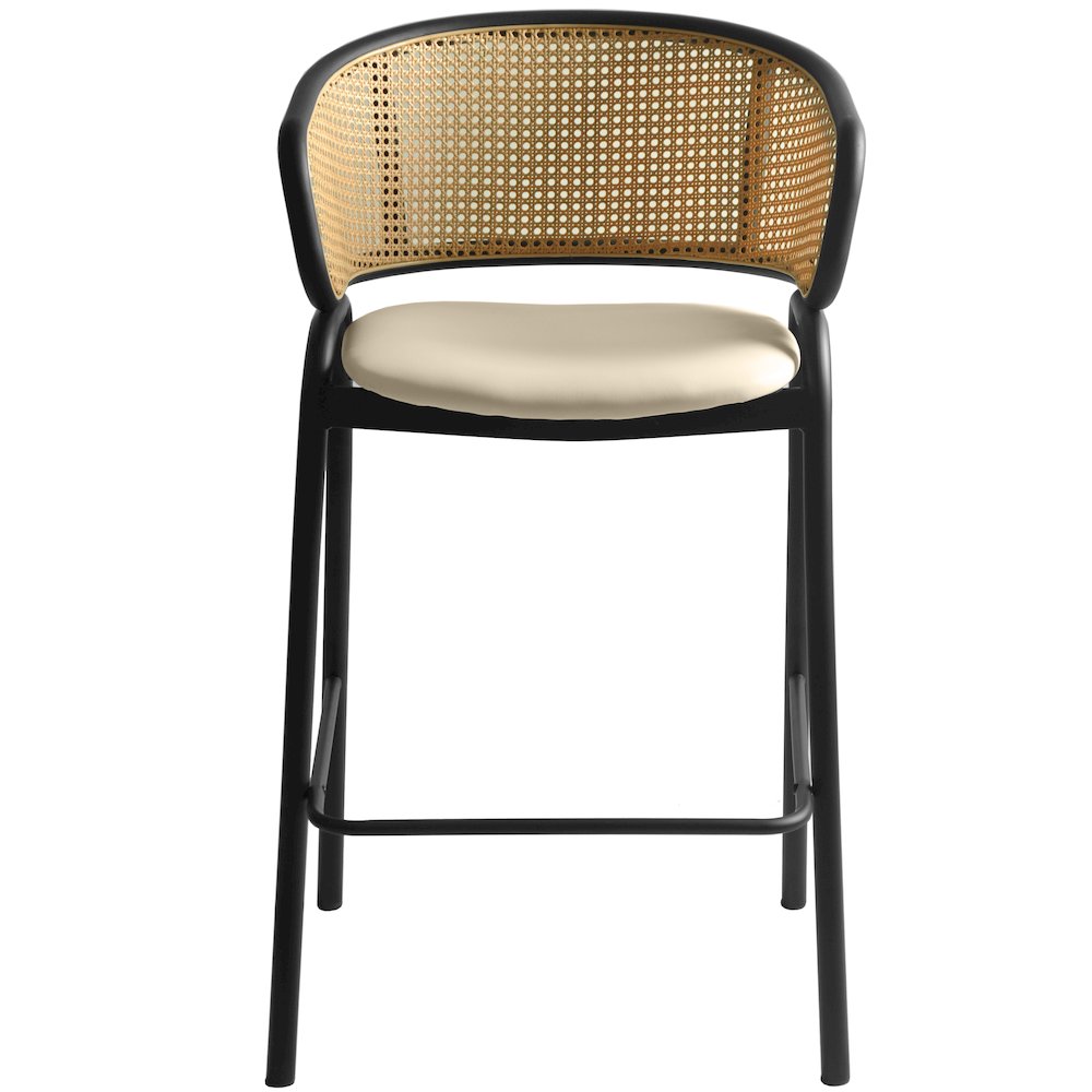 Ervilla Wicker Bar Stool Set of 2