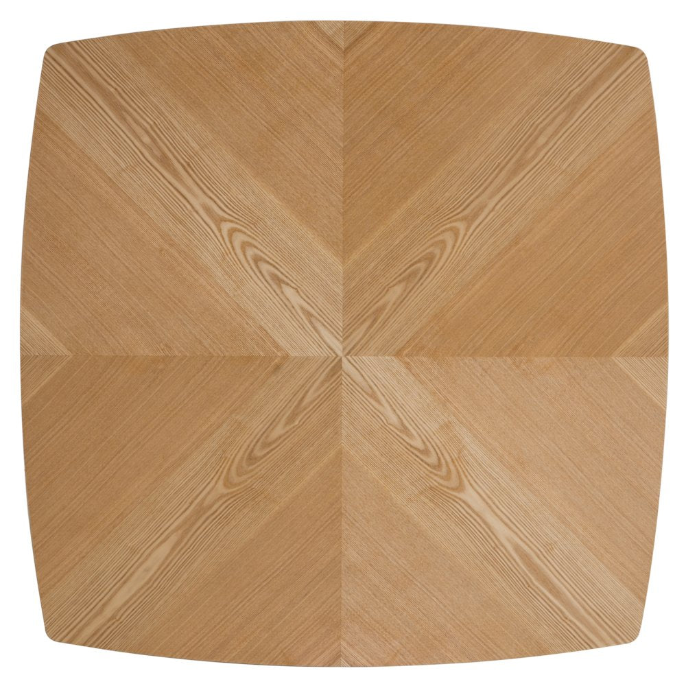 Zephry Collection Modern Dining Wooden Square Dining Table in Natural Wood
