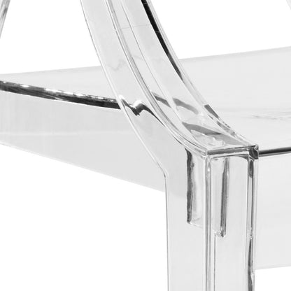 Carroll Modern Acrylic Dining Side Chair, Set of 4