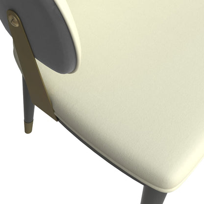 Aria Series Modern Dining Chair in Grey