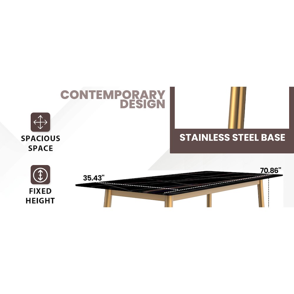 Zayle Series Modern Dining Table