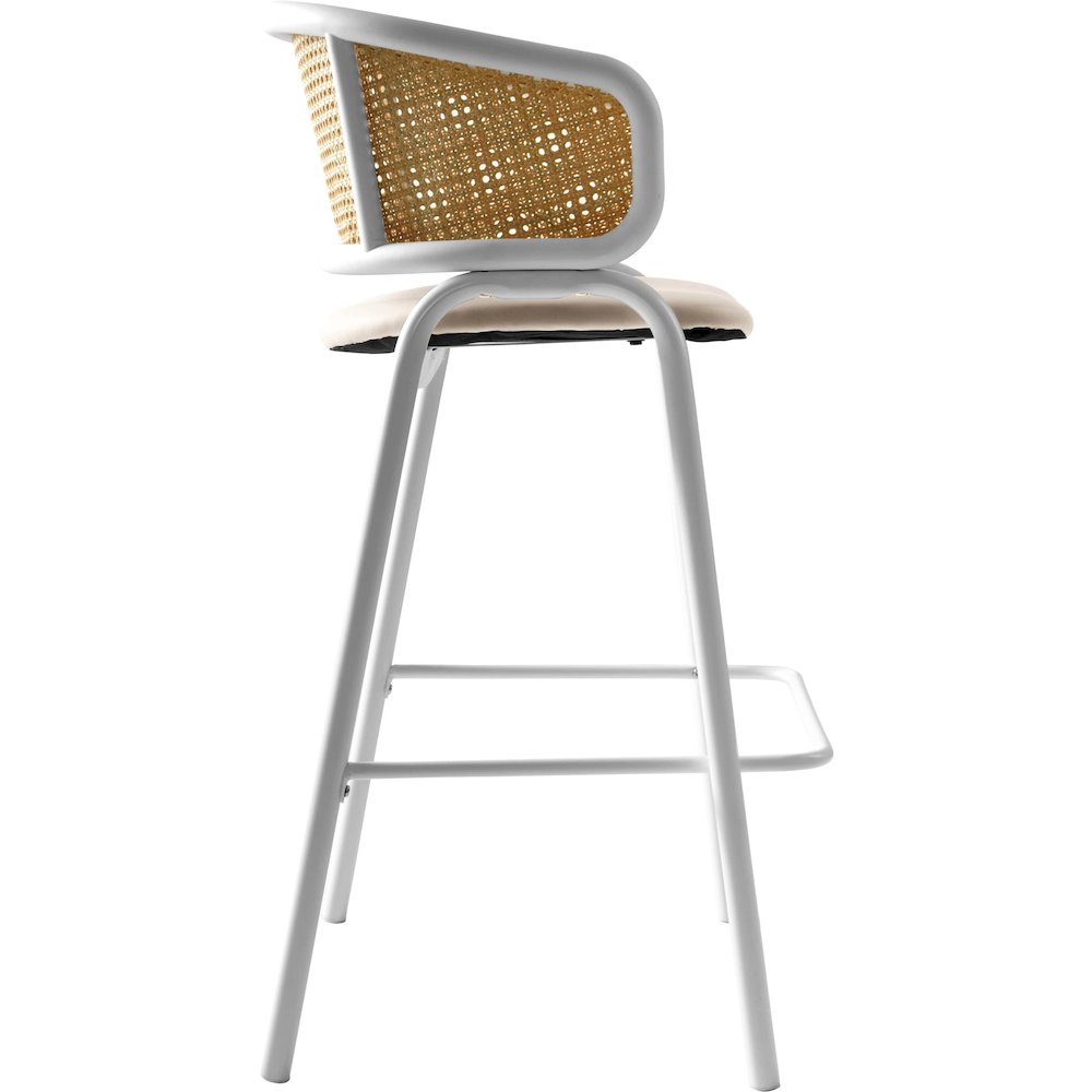 Ervilla Wicker Bar Stool Set of 2