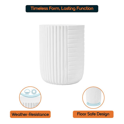 Modern Side End Table Trove Series In White