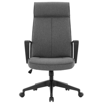 Aiaria Collection Modern Office Chair In Charcoal Fabric