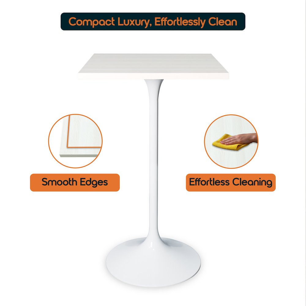 Verve Collection 24 Square Top Bar Height Table