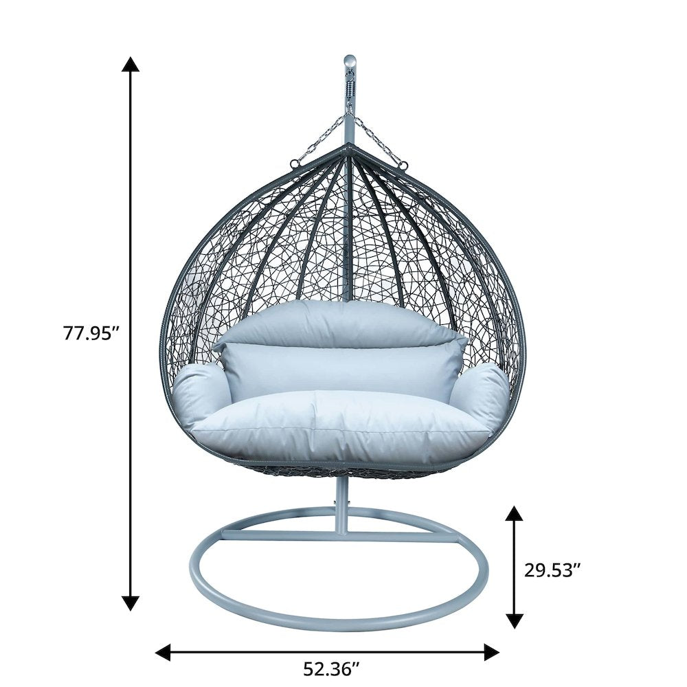Recluse Collection Modern Outdoor Swing Chair