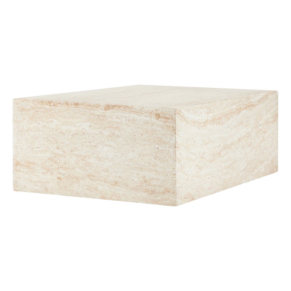 Maya Collection Outdoor/Indoor Coffee Table in Travertine