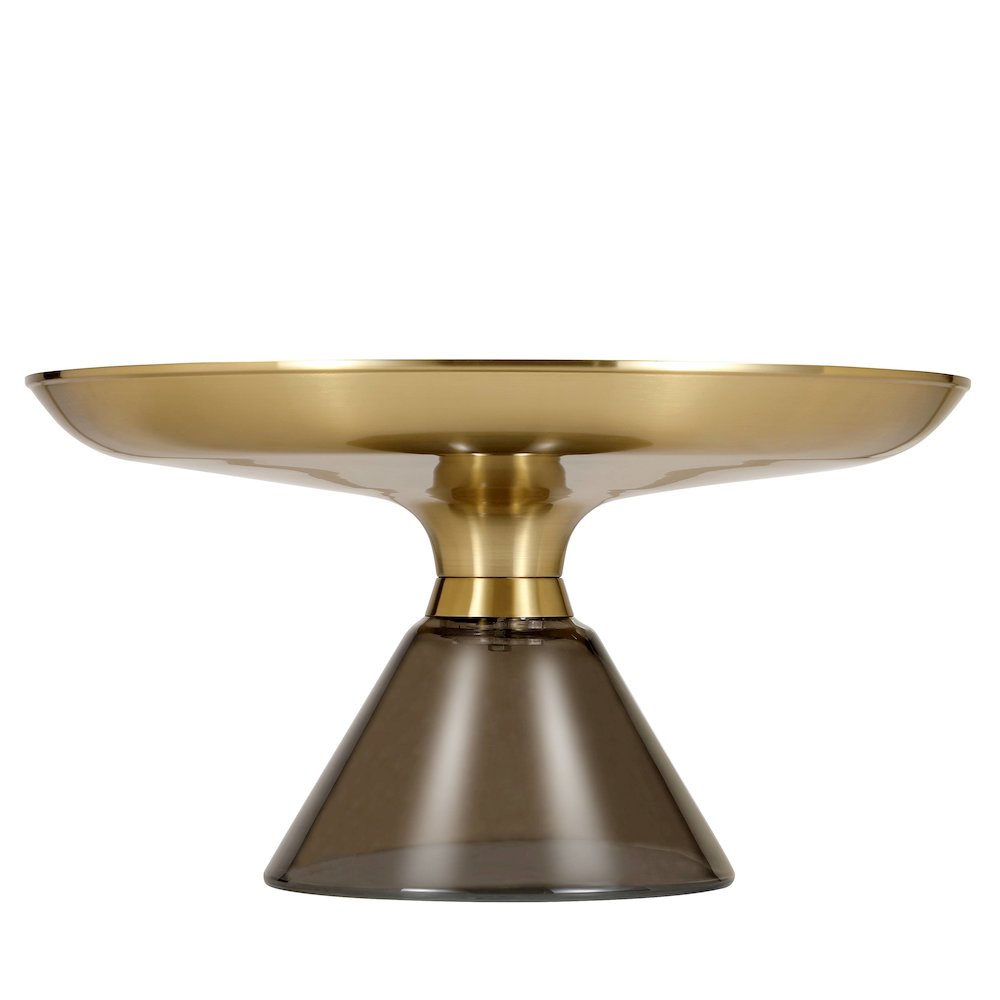 Hyalus Collection Glass Coffee table in Smoke