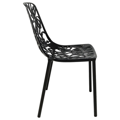 Modern Devon Aluminum Chair, Set of 4