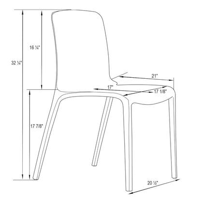 Murray Modern Dining Chair, Set of 4