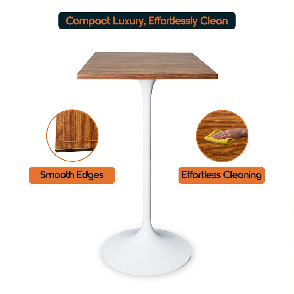 Verve Collection 24 Square Top Bar Height Table