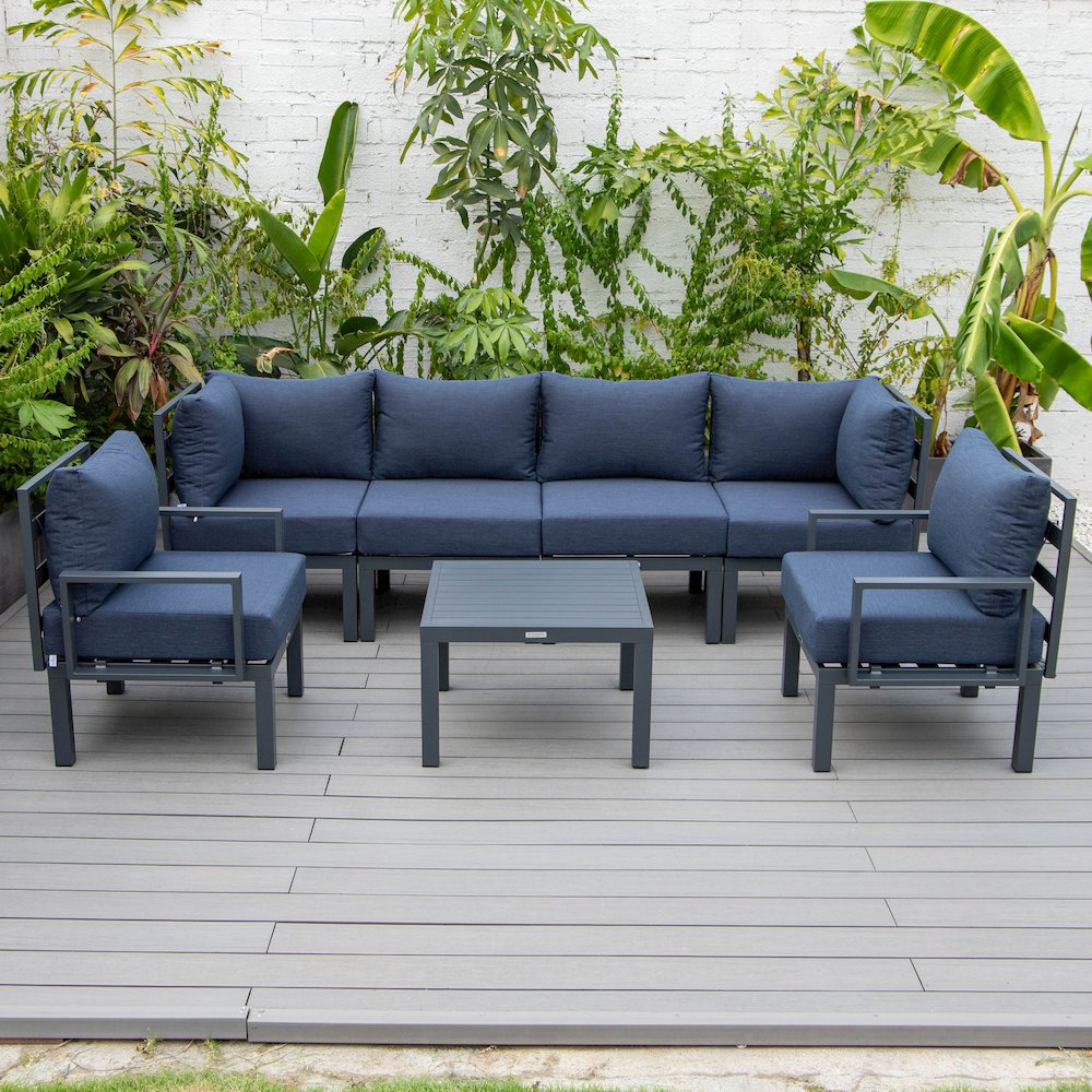 Chelsea 7-Piece Patio Sectional And Coffee Table
