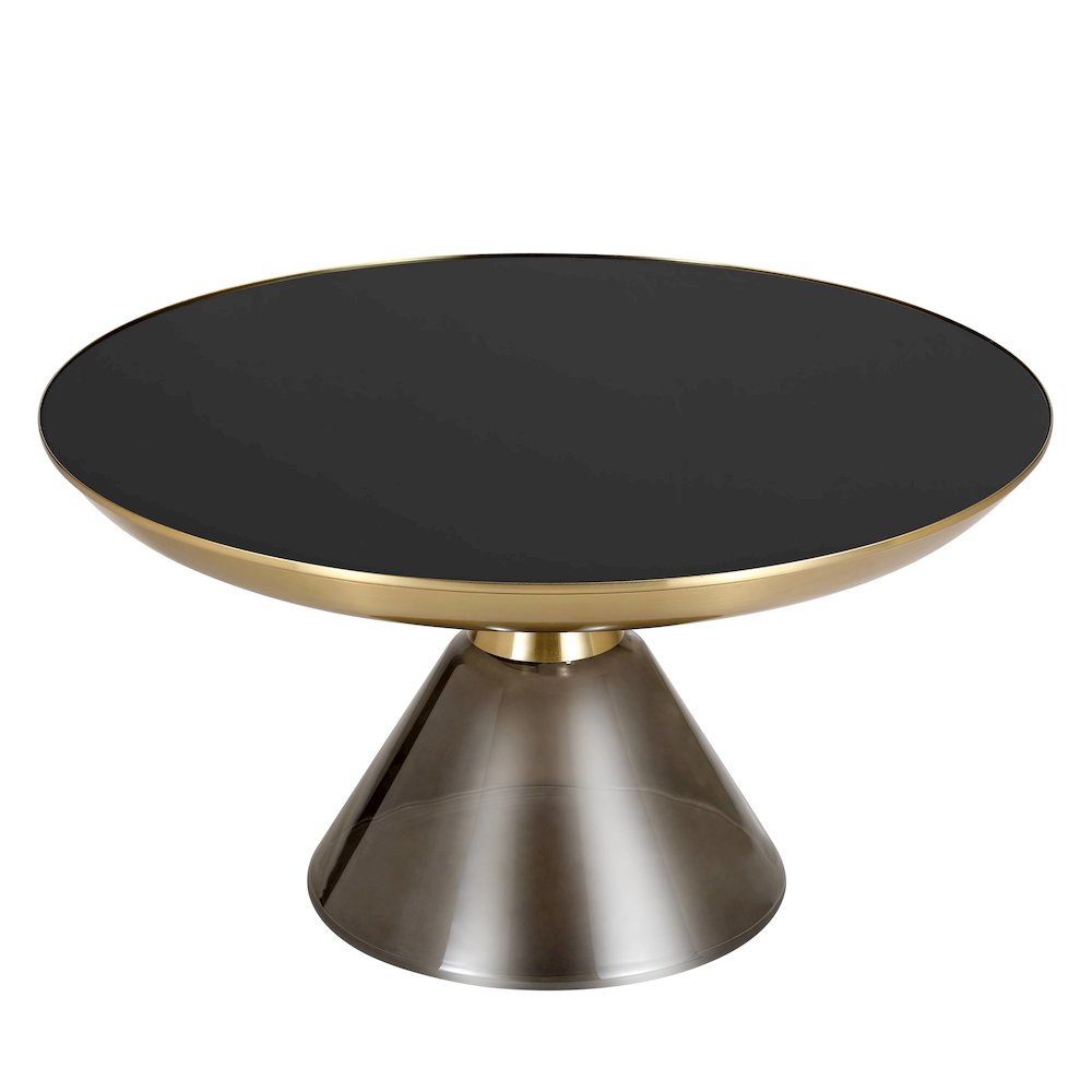 Hyalus Collection Glass Coffee table in Smoke