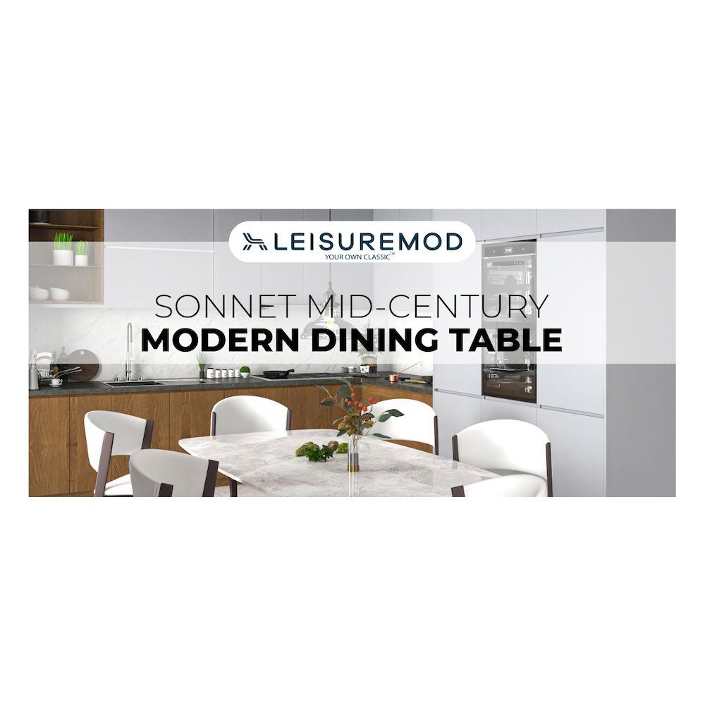Aspen Collection Modern Dining Chair in White