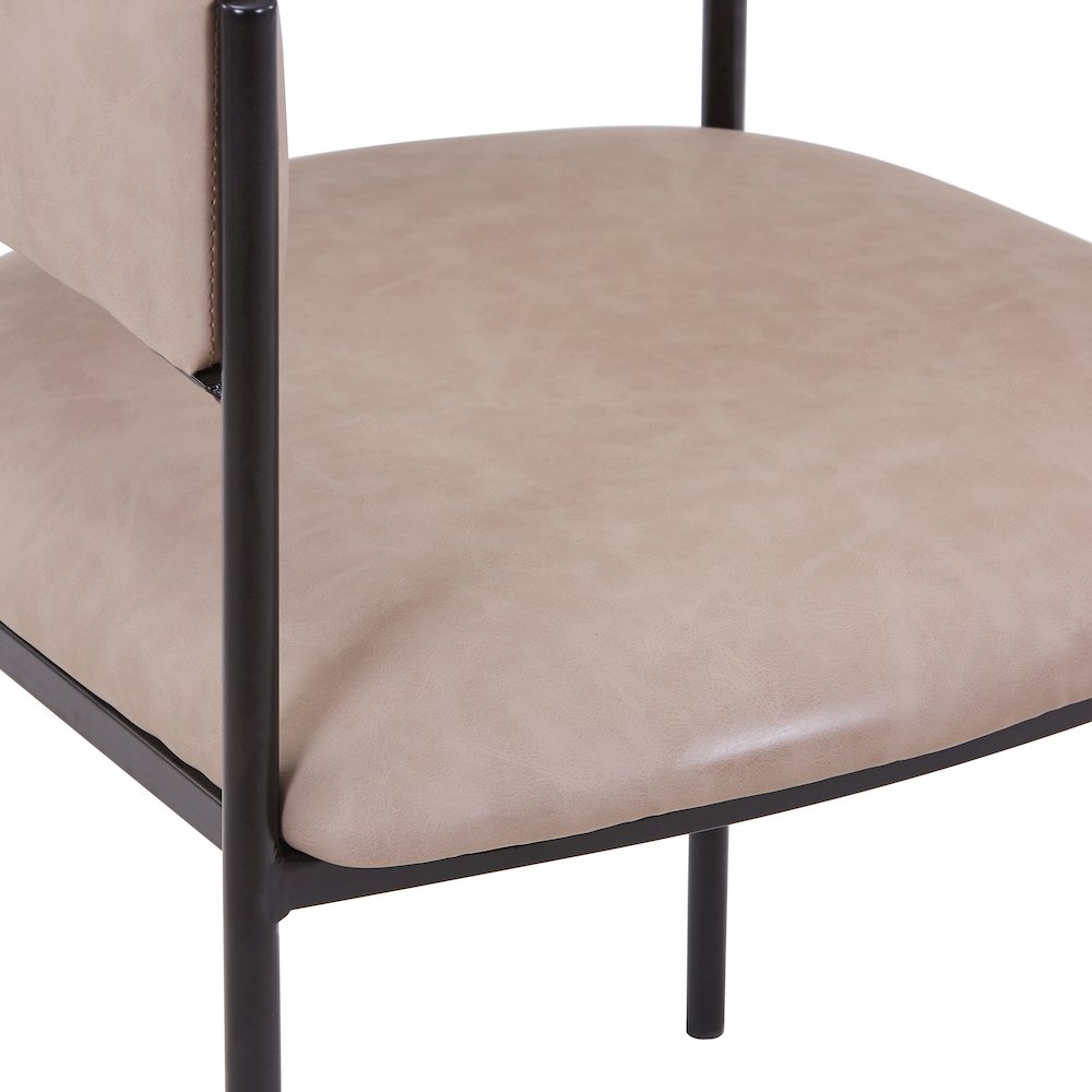 Cyril Collection Modern Chair in Taupe