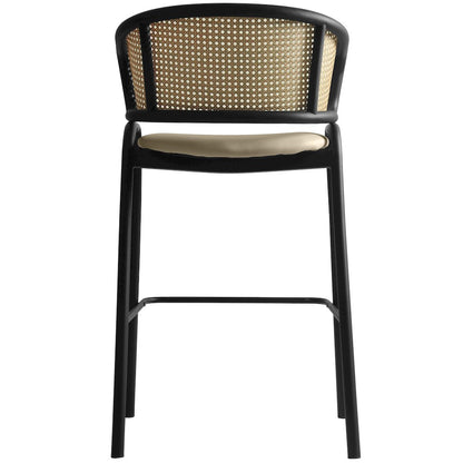 Ervilla Wicker Bar Stool Set of 2