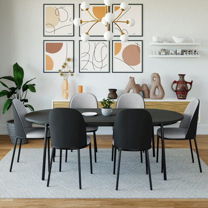 Tule Mid-Century Modern Dining Side Chair